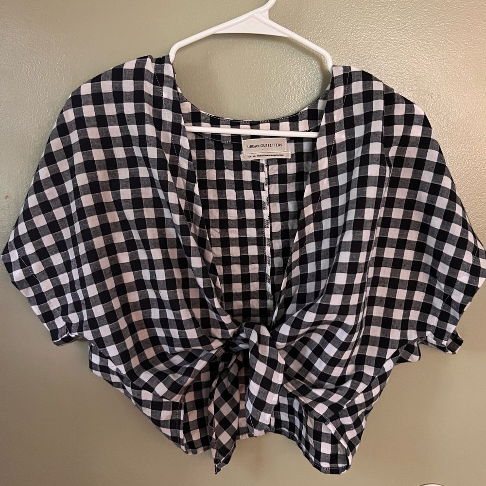 Urban outfitters tie front top
